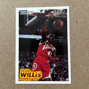 1993-94 Fleer #8 Kevin Willis Atlanta Hawks basketball trading card